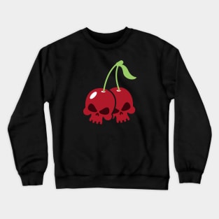 Red Cherry Skull Couple Crewneck Sweatshirt